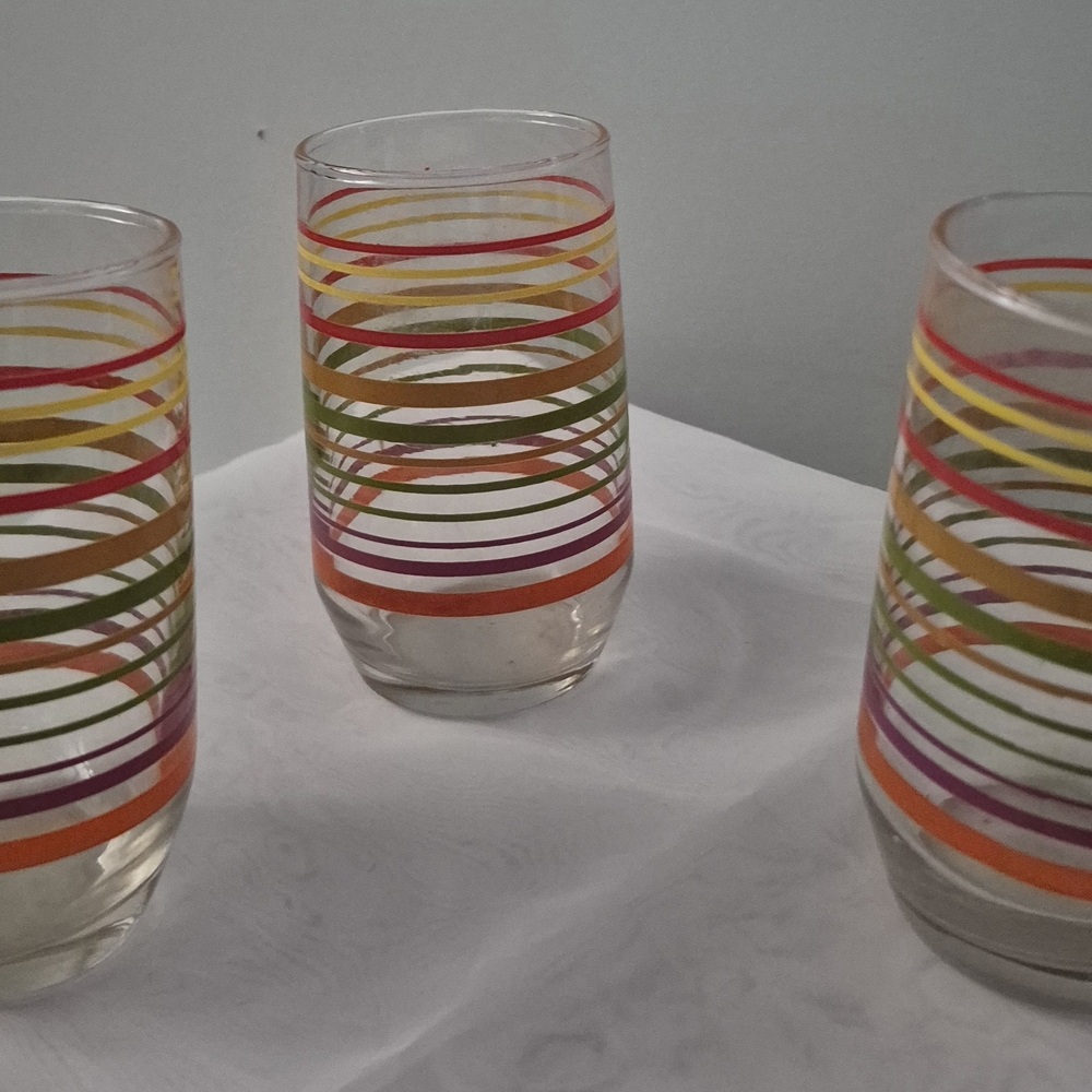 Stanley Vibrant Striped Glass Set